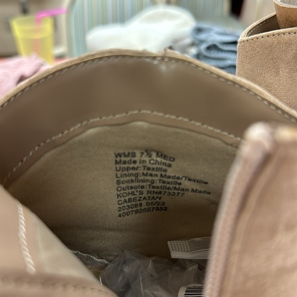 Sonoma Goods For Life Cabeza women's western ankle boots - Picture 3 of 7